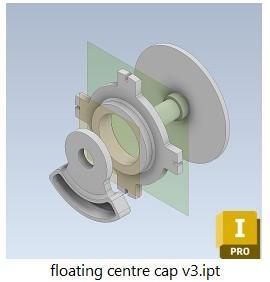 Floating Centre caps