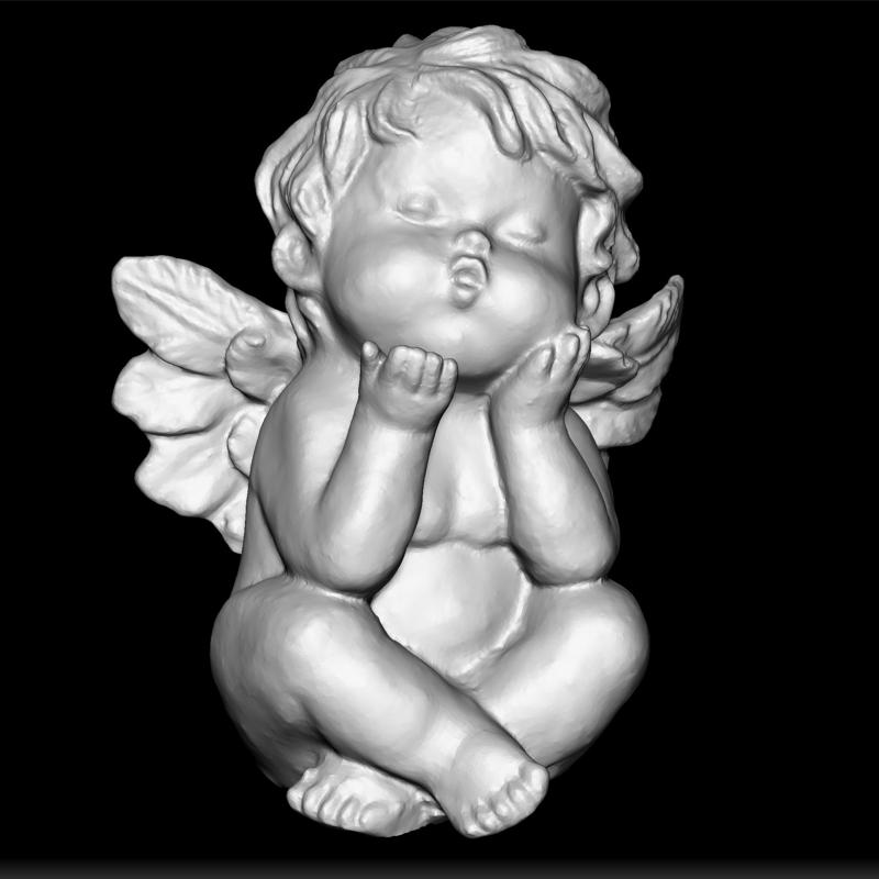 Cute Kid Angel Figurine - Adorable Heavenly Decoration - Childlike Angel Statue - Whimsical Home Decor - 3D Print Collectible