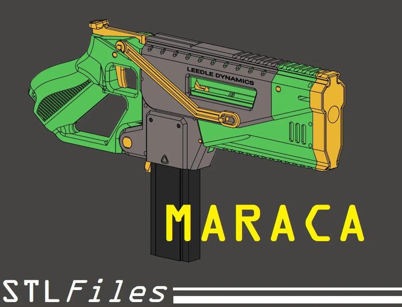 Maraca | Break Action Magfed foam dart blaster
