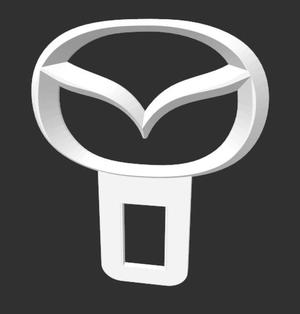 Mazda Logo Seatbelt Insert