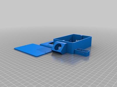 Sensor PCB Case with outlet cover attached