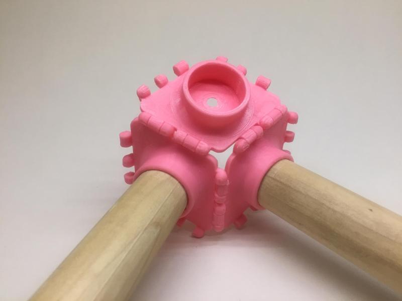 rhombus polypanel wood dowel joint