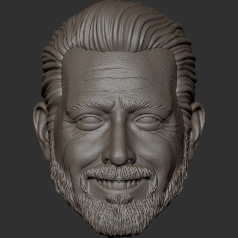 Negan-Jeffrey Dean Morgan head sculpt