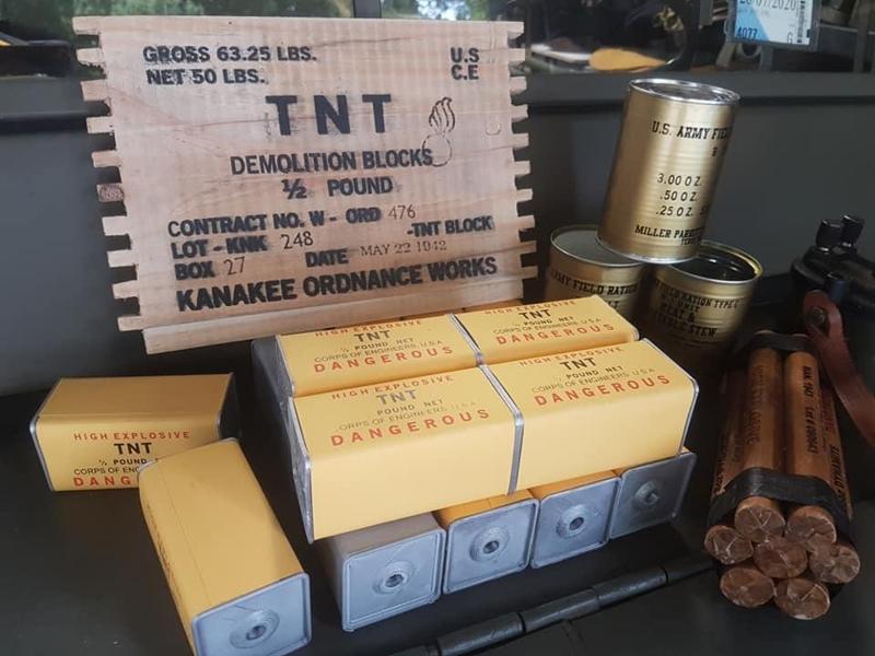 WW2 TNT Block  - US Army