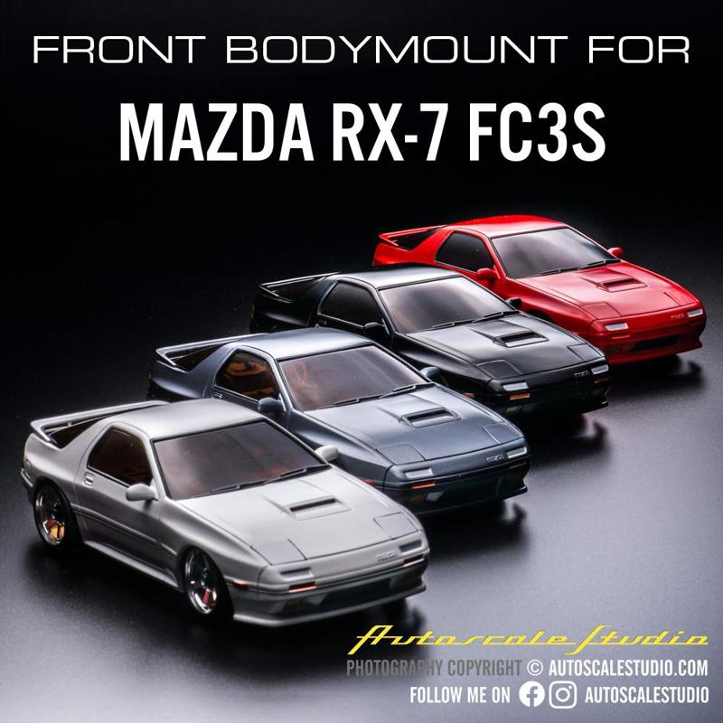 Mini-Z Body Mount for Mazda RX-7 FC3S