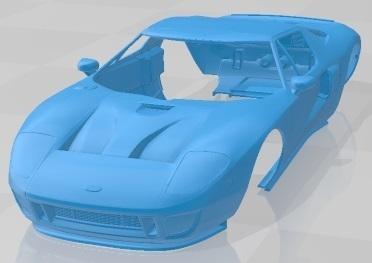 Ford GT 2005 Printable Body Car