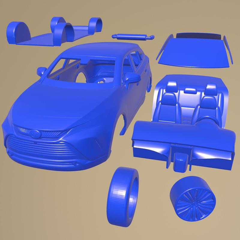 Toyota Venza 2021 PRINTABLE CAR IN SEPARATE PARTS