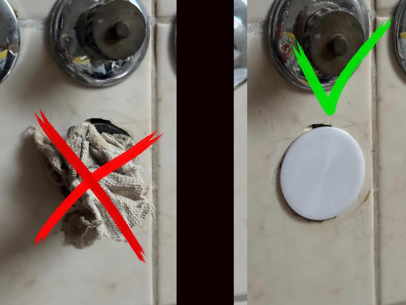 Drain trap for drain pipe (35mm inside diameter)