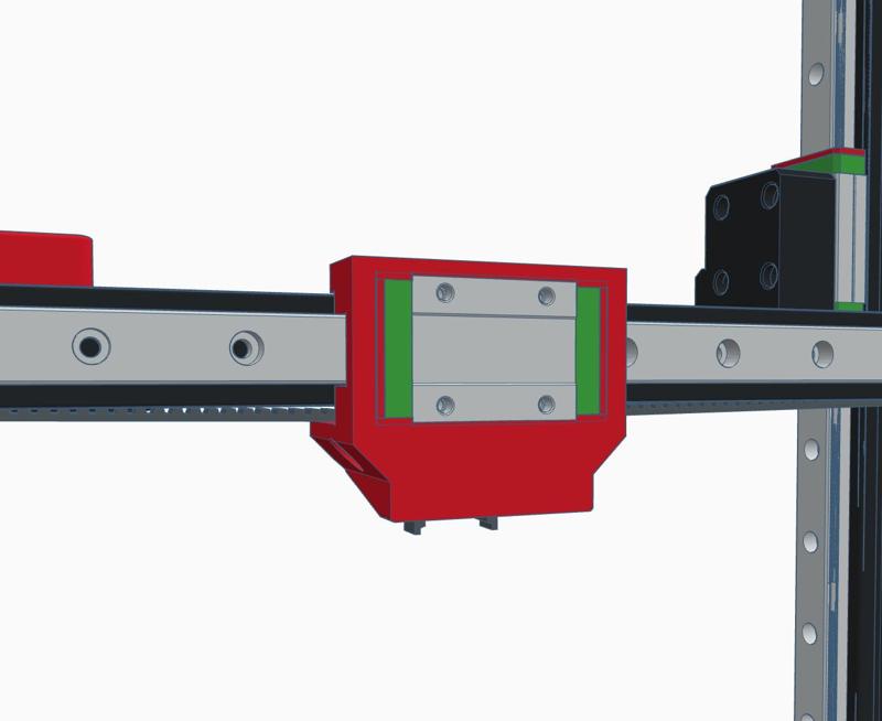 Linear X | Hotend | CNC | Drag system
