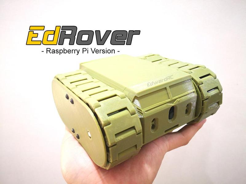 EdRover - Raspberry Pi Home Surveillance Rover with Charging Station