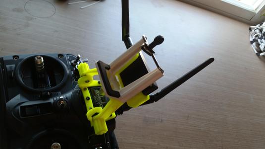 Soporte receptor fpv para devo 7