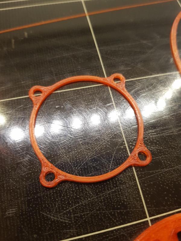 Stepper motor silencer for Prusa I3 MK3