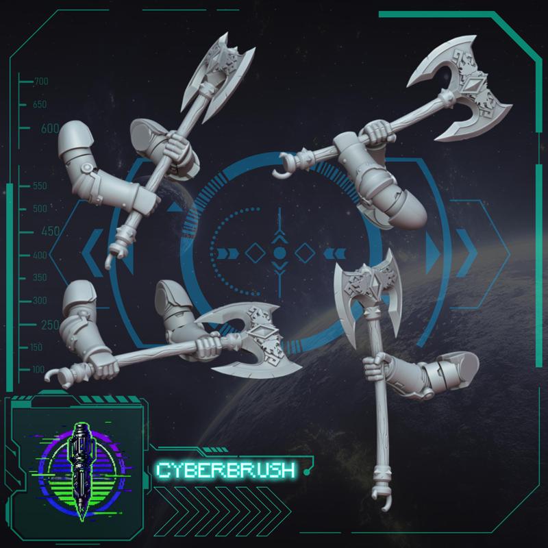 Space Vikings, Dual hands Axe 3