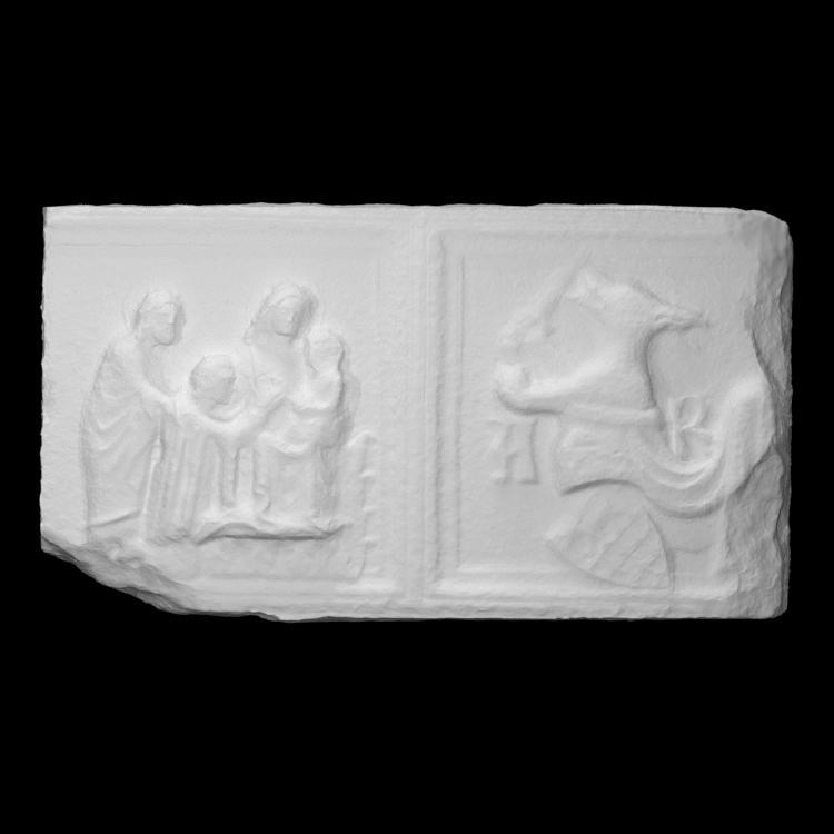 Slab from the sarcophagus of Ardicino Benzoni