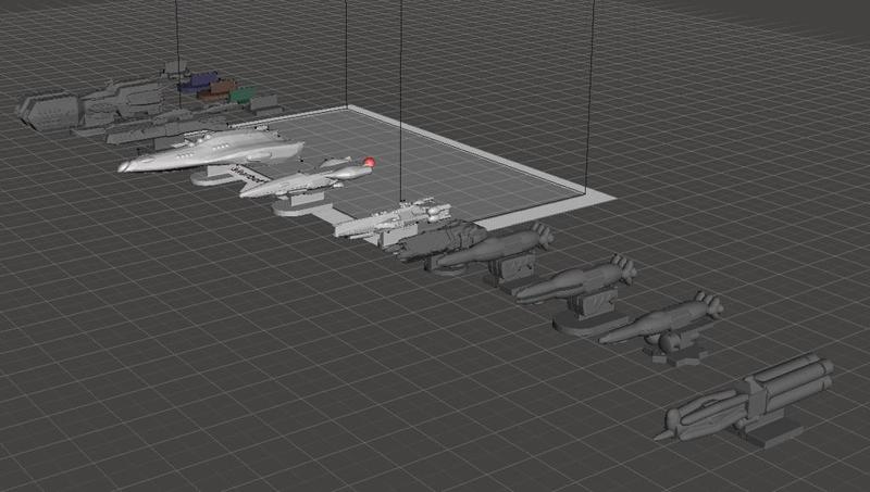 ROBOTECH Inherit the Stars United Nations (REF) Fleet RRT Strategy GAME PIECES set1