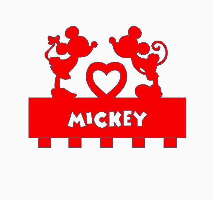 Mickey and Minnie KeyHolder, Key Hanger