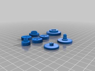 silent roomba helical gear sets