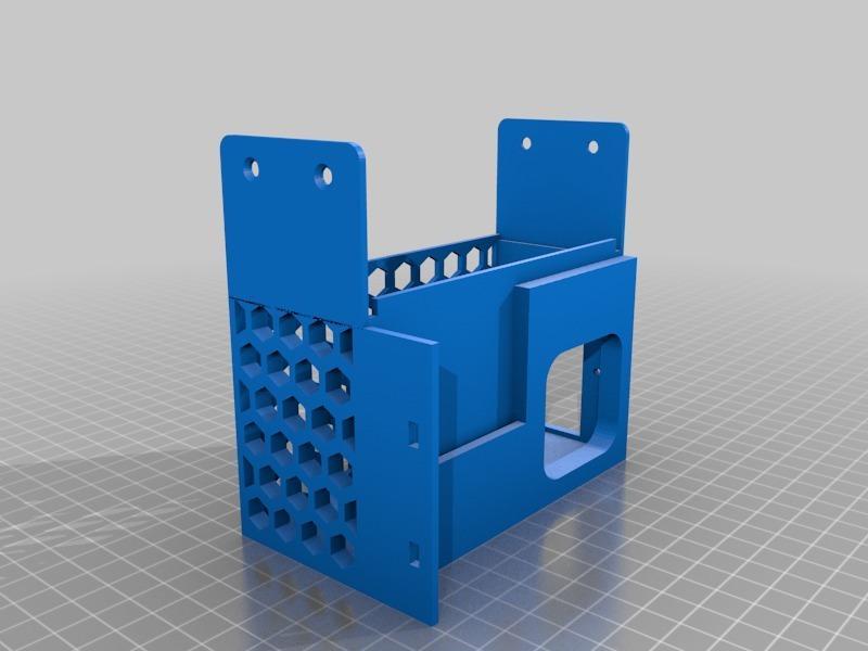 Monoprice Maker Select (Wanhao Duplicator i3) Meanwell NES-350 Power Supply (PSU) Cover and Mount 