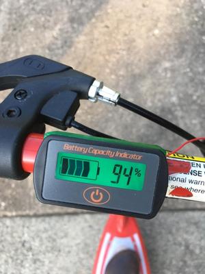 Fuel Gauge Mount for Electric Razor Scooter