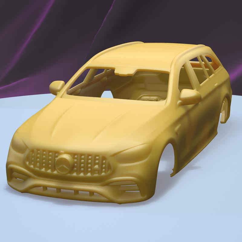 MERCEDES E63 ESTATE AMG 2021 (1/24) printable car body