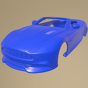 Aston Martin Vanquish Volante 2014 PRINTABLE CAR BODY