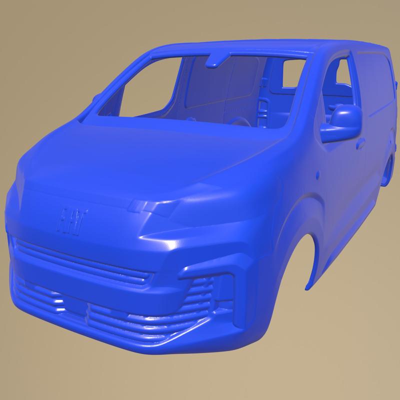 Fiat e-Scudo Van L1 2024 PRINTABLE CAR BODY