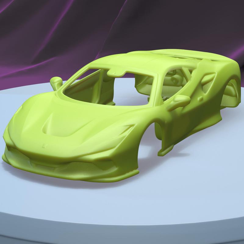FERRARI F8 TRIBUTO 2019 (1/24) printable car body