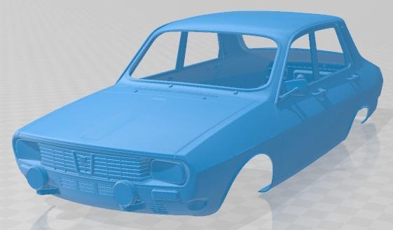 Renault 12 Gordini S Printable Body Car