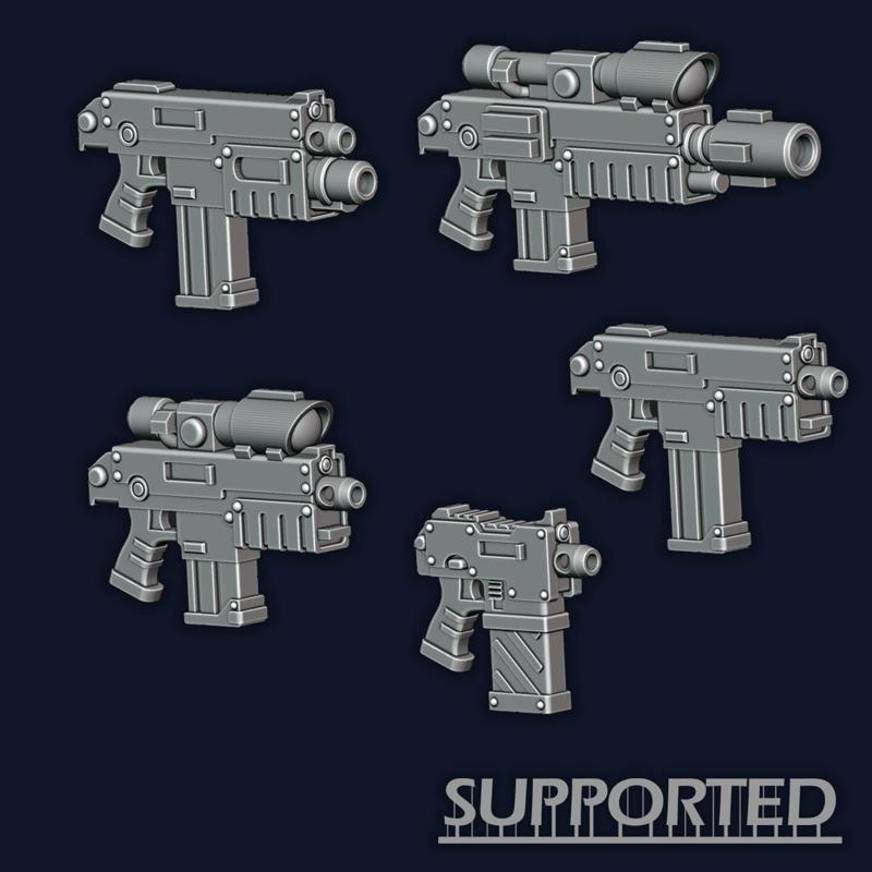 Gen 7 Retribution Squad - Manticore Pattern Rivet Guns [Pre-Supported]