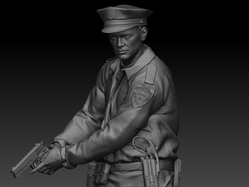 NYPD POLICE WITH PISTOL