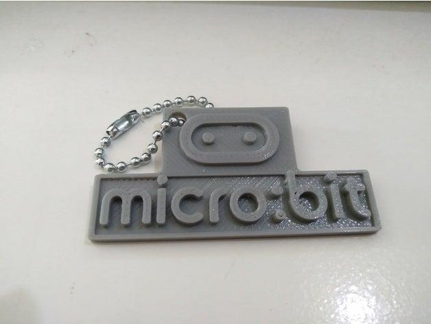 Micro:Bit Logo Simple Keychain