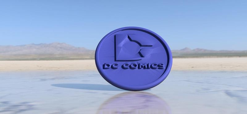 DC comics coaster
