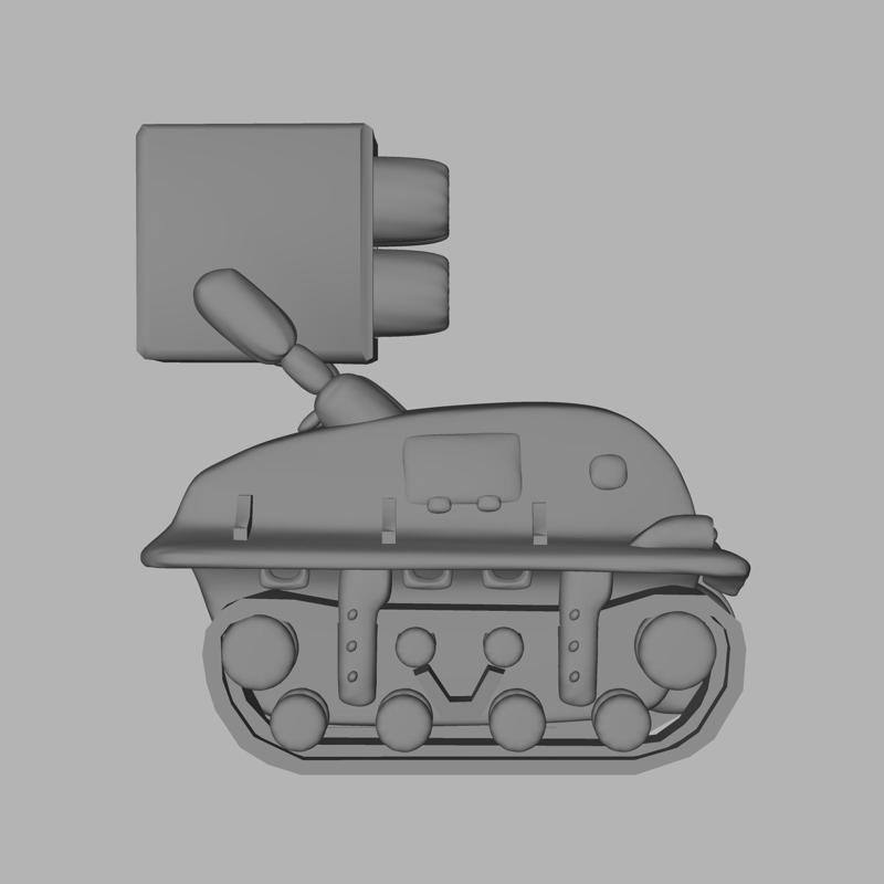 M-15A Bradley Ptolemaic - Metal Slug - 3d model to print