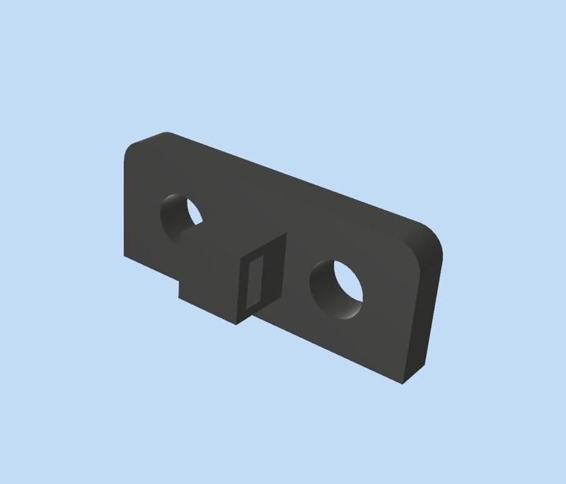 Extruder cable holder