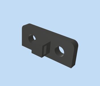 Extruder cable holder