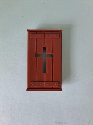 Window with Shutter and Cross  for Playmobil
