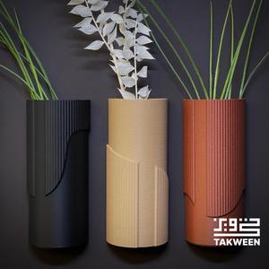 Wall-Mounted Flower Vases