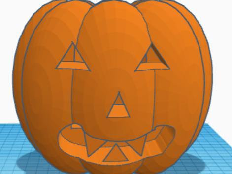 Pumpkin Halloween vase