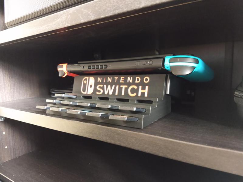 Nintendo Switch Stand with Game Card Slots