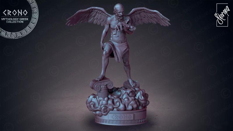 CRONO statue of angel with wings
