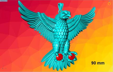 Eagle pendant - 90 mm