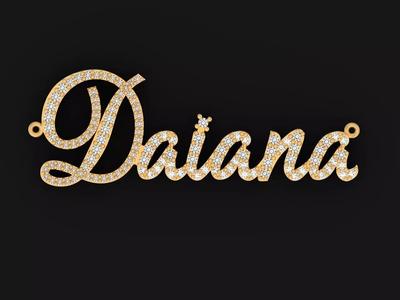 pendant name Daiana 2746