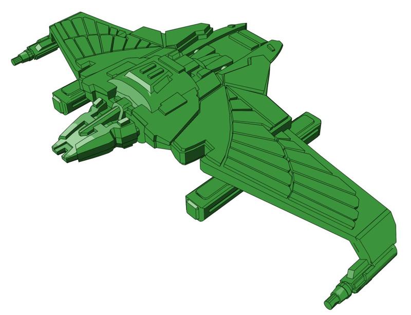 Romulan V-7 Whitewind "Aye Mosaram" Cruiser