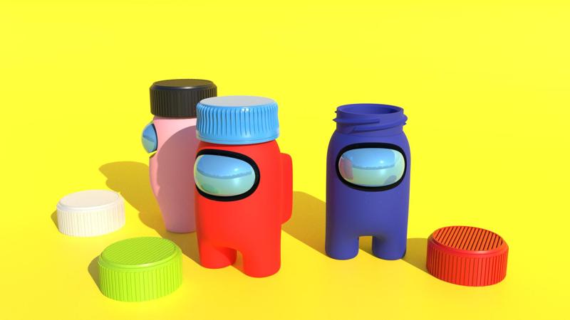 BOTTLE CAP AMONG US