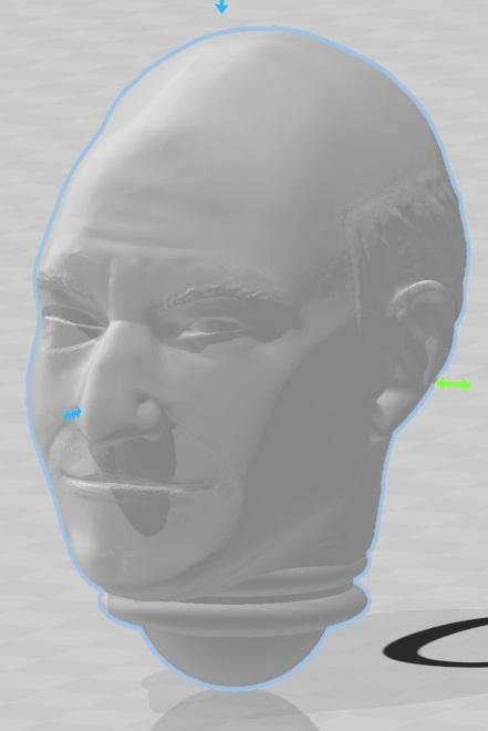 Space navy picard head
