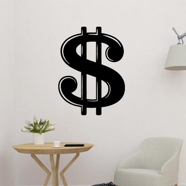 Dollar Symbol 2D Decor
