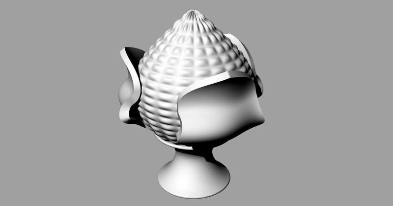 Pumo Python - Italy good luck charms - desk ornament - 3D print