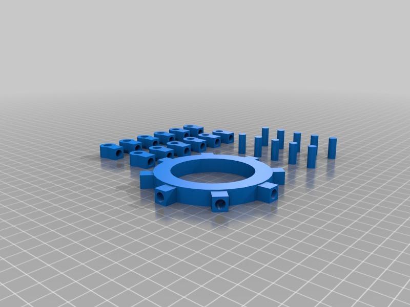 Holder for automatic irrigation system (designed to be put on an around 56mm diameter stick)