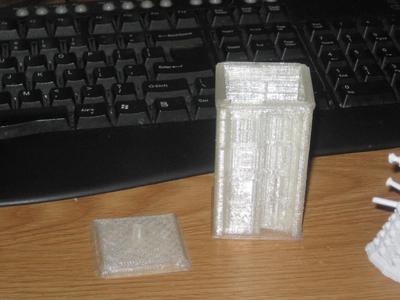 Hollow TARDIS door ajar 80mm