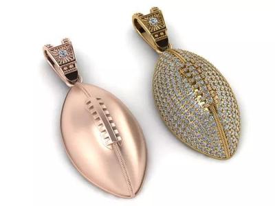 American Football Pendant